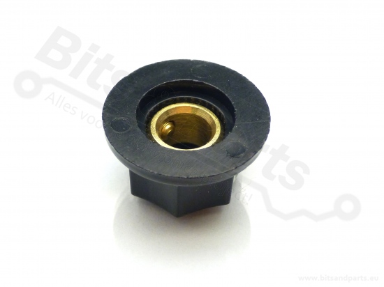Button MXR Style Fluted Black